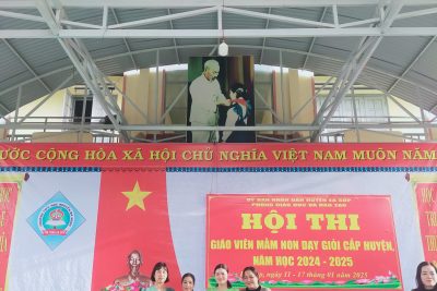 Hội thi giáo viên dạy giỏi cấp huyện bậc mầm non năm học 2024-2025